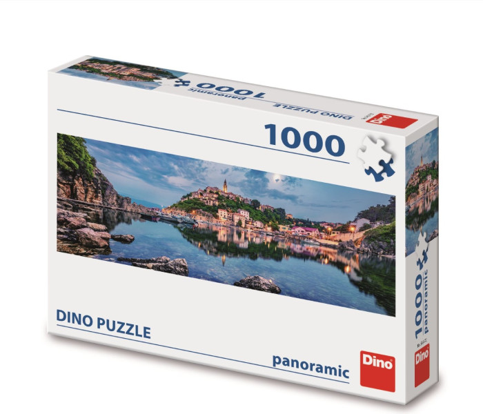 Puzzle - Dino - Ostrov Krk - Panoramatické puzzle - Dino 545496