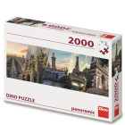 Puzzle - Dino - Paříž Koláž - Panoramatické puzzle