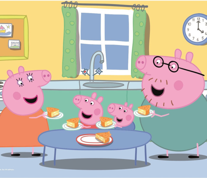 Puzzle - Dino - Peppa Pig Oběd