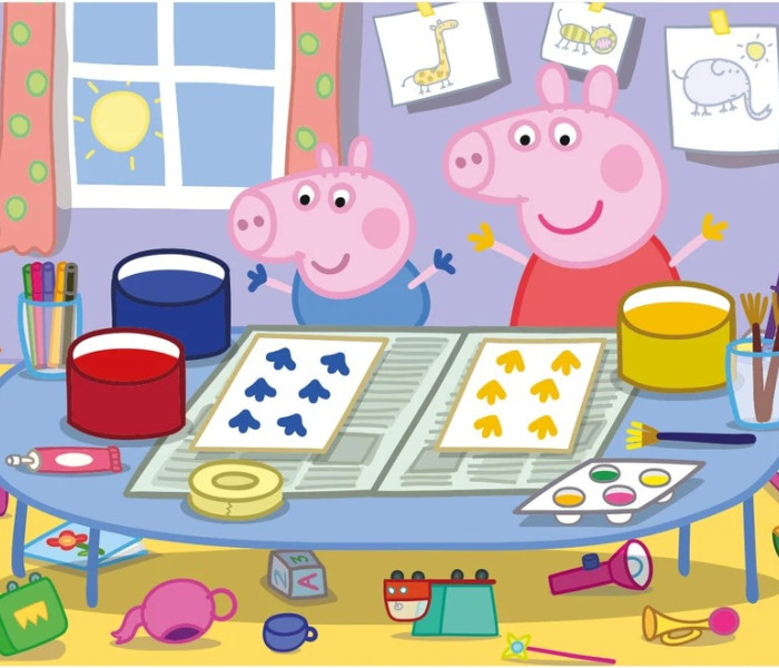 Puzzle - Dino - Peppa Pig Výtvarník