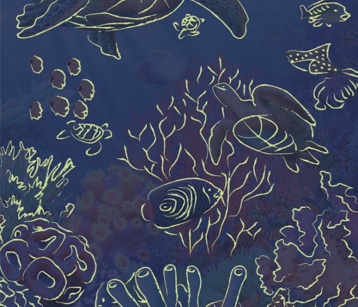 Puzzle - Dino - Podmořský svět Svítící puzzle