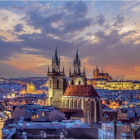 Puzzle - Dino - Pohled na Hradčany Svítící puzzle