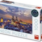 Puzzle - Dino - Pohled na Hradčany Svítící puzzle