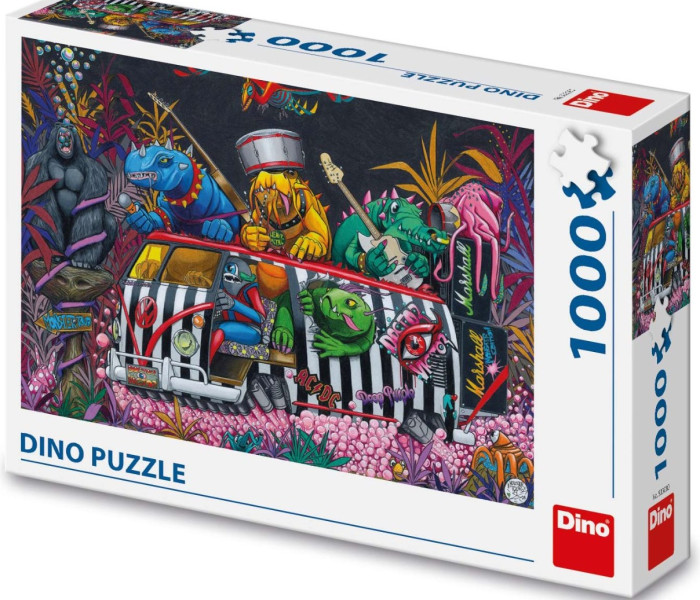Puzzle - Dino - Příšerky na tripu