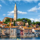 Puzzle - Dino - Přístav Rovinj - Panoramatické puzzle - Dino 545496