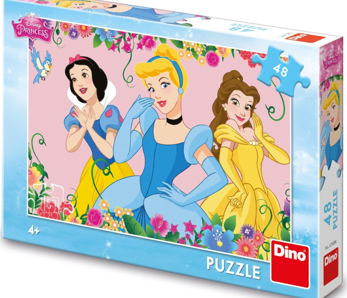 Puzzle - Dino - Rozkvetlé princezny