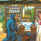 Puzzle - Dino - Sněhurka