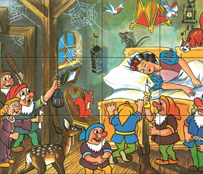 Puzzle - Dino - Sněhurka