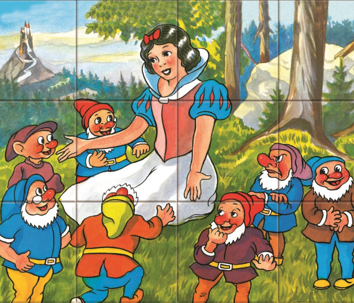 Puzzle - Dino - Sněhurka