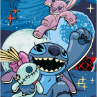 Puzzle - Dino - Stitch Svítící puzzle