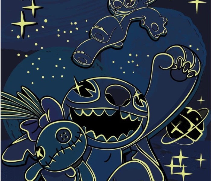 Puzzle - Dino - Stitch Svítící puzzle