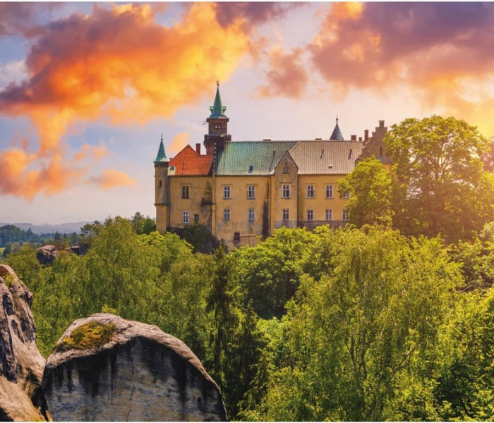 Puzzle - Dino - Zámek Hrubá skála