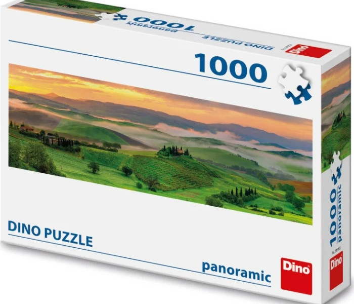 Puzzle - Dino - Západ slunce - Panoramatické puzzle