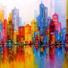 Puzzle - Enjoy - Duhové město