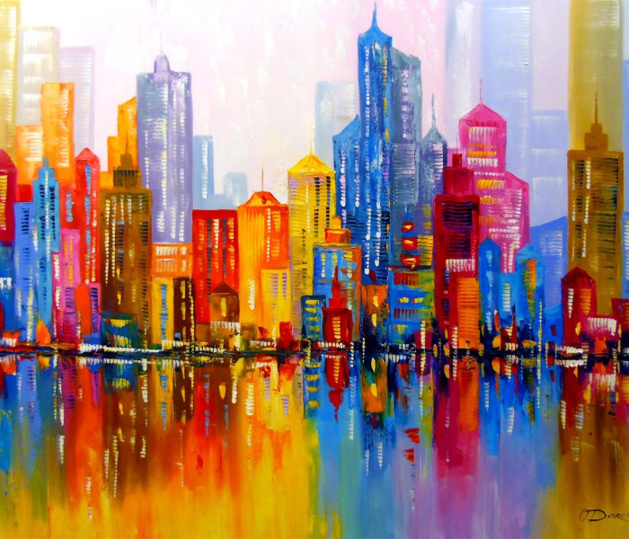 Puzzle - Enjoy - Duhové město