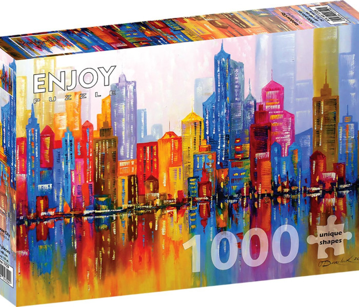 Puzzle - Enjoy - Duhové město