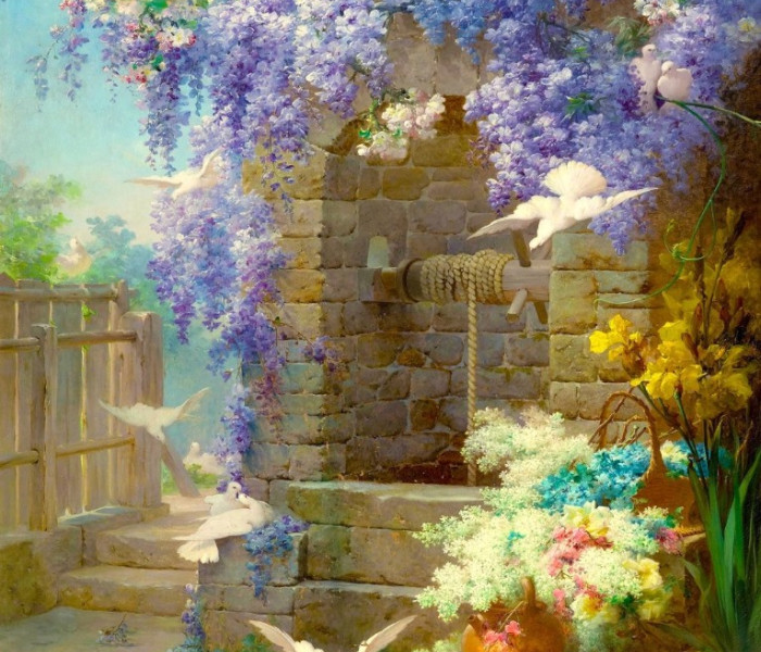 Puzzle - Enjoy - Eugene Bidau: Le Printemps