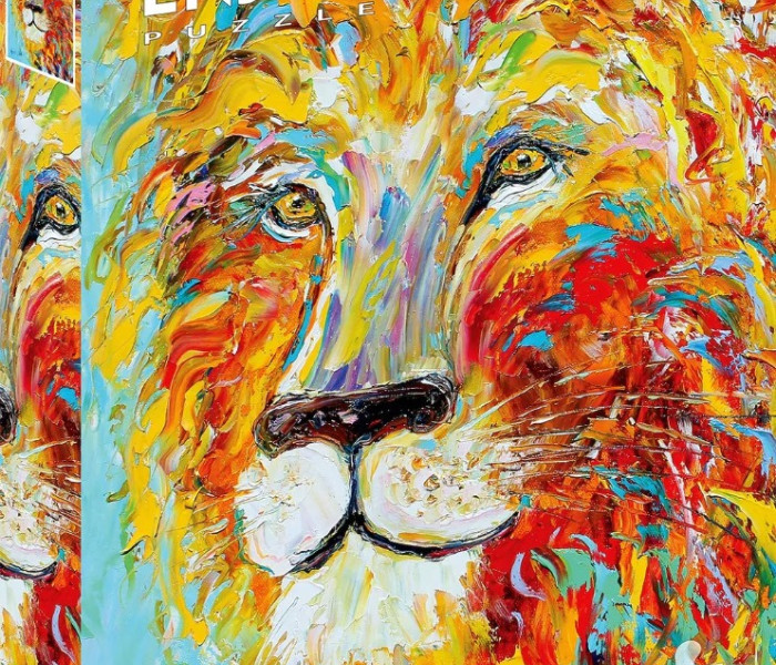 Puzzle - Enjoy - Barevný lev