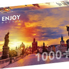 Puzzle - Enjoy - Karlův most při západu slunce, Praha