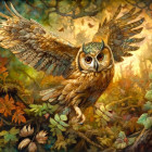 Puzzle - Enjoy - Moudrá sova