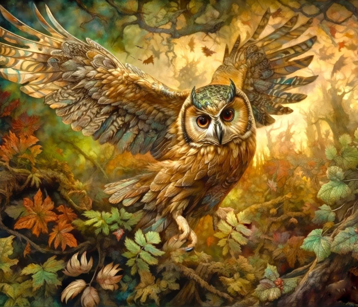 Puzzle - Enjoy - Moudrá sova