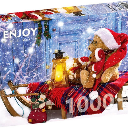 Plyšoví medvídci v santovských čepicích