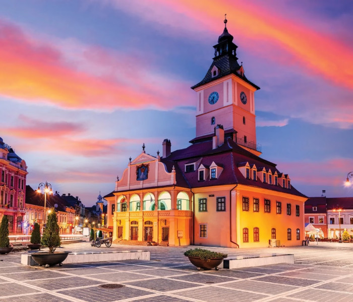 Puzzle - Enjoy - Radniční náměstí, Brašov, Rumunsko