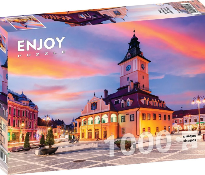 Puzzle - Enjoy - Radniční náměstí, Brašov, Rumunsko
