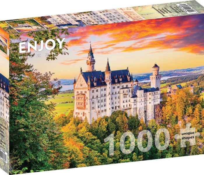 Puzzle - Enjoy - Zámek Neuschwanstein na podzim v Německu