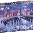Puzzle - Enjoy - Zatažená obloha nad Manhattanem, New York