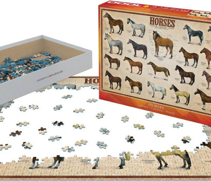 Puzzle - Eurographics - Koně