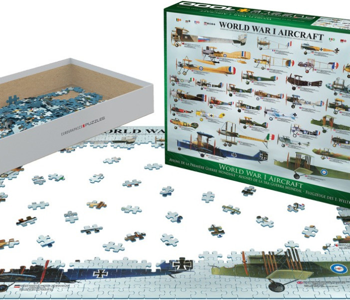 Puzzle - Eurographics - Letadla 1. světové války