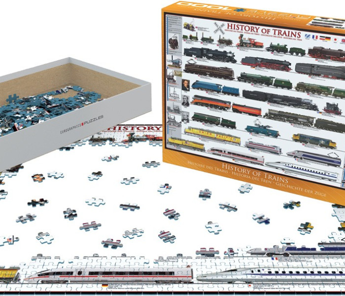 Puzzle - Eurographics - Historie Vlaků
