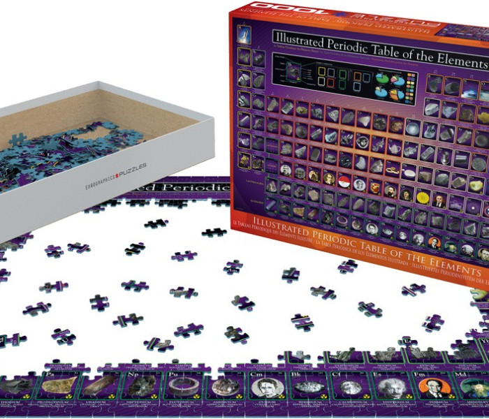 Puzzle - Eurographics - Ilustrovaná periodická tabulka