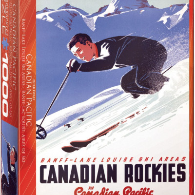 Lyžař Banff Lake Louise Ski Areas