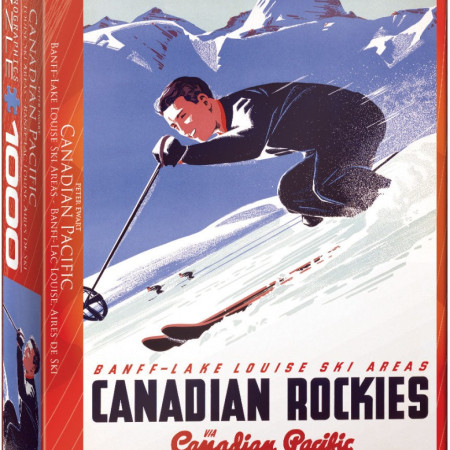 Lyžař Banff Lake Louise Ski Areas