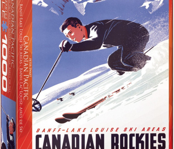 Puzzle - Eurographics - Lyžař Banff Lake Louise Ski Areas