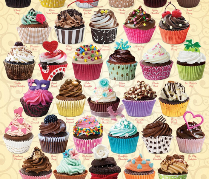 Puzzle - Eurographics - Čokoládové cupcakes