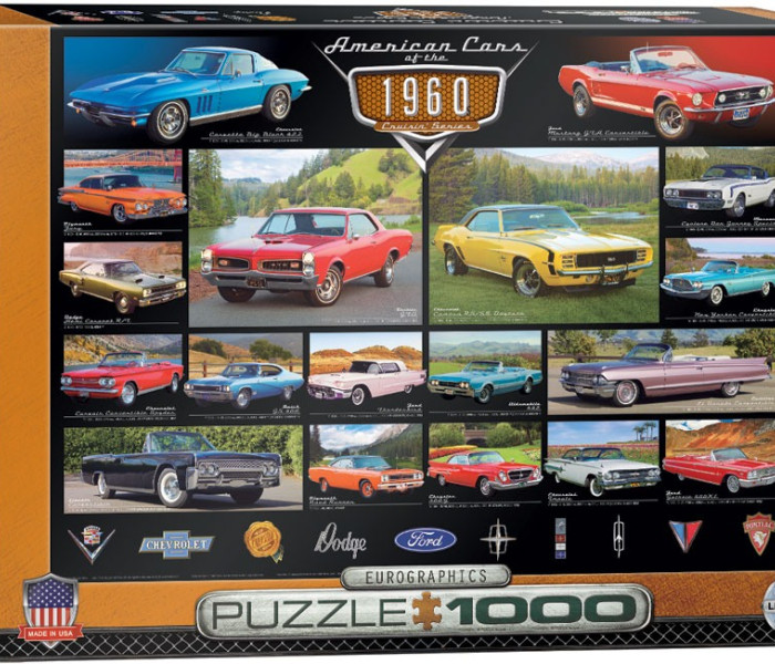 Puzzle - Eurographics - Americká auta 60. let