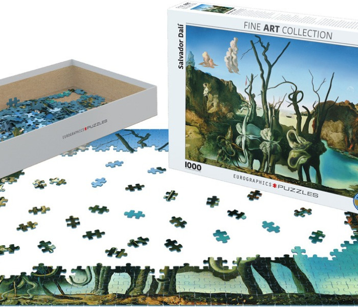 Puzzle - Eurographics - Salvador Dalí Labutě odrážející slony