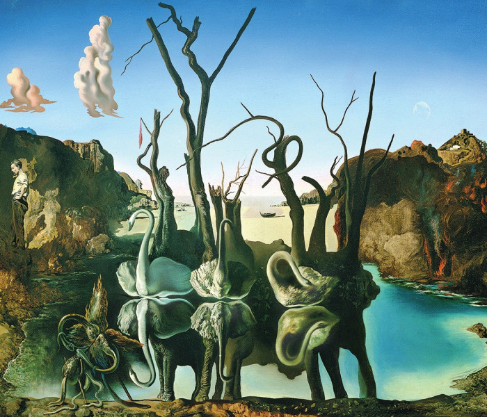 Puzzle - Eurographics - Salvador Dalí Labutě odrážející slony