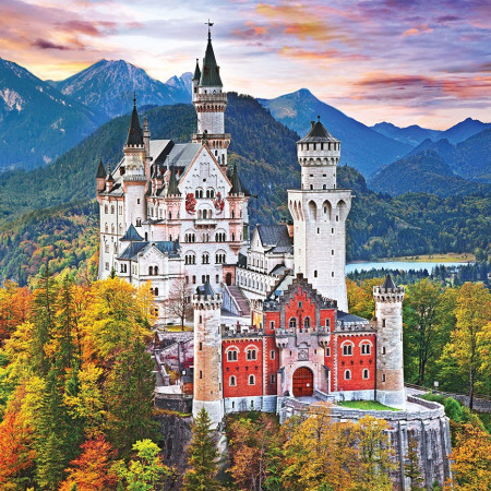 Zámek Neuschwanstein (HDR)