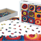 Puzzle - Eurographics - Kandinsky Studie barevných čtverců