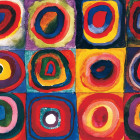 Puzzle - Eurographics - Kandinsky Studie barevných čtverců