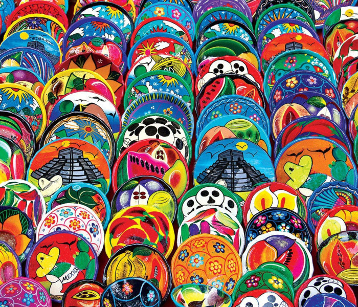 Puzzle - Eurographics - Mexické talíře