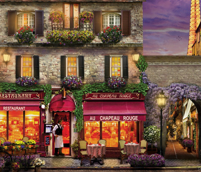 Puzzle - Eurographics - Restaurace Červený klobouk