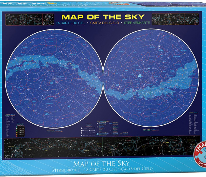 Puzzle - Eurographics - Mapa nebe