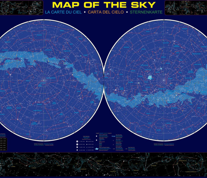 Puzzle - Eurographics - Mapa nebe