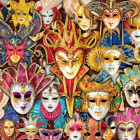 Puzzle - Eurographics - Benátské masky