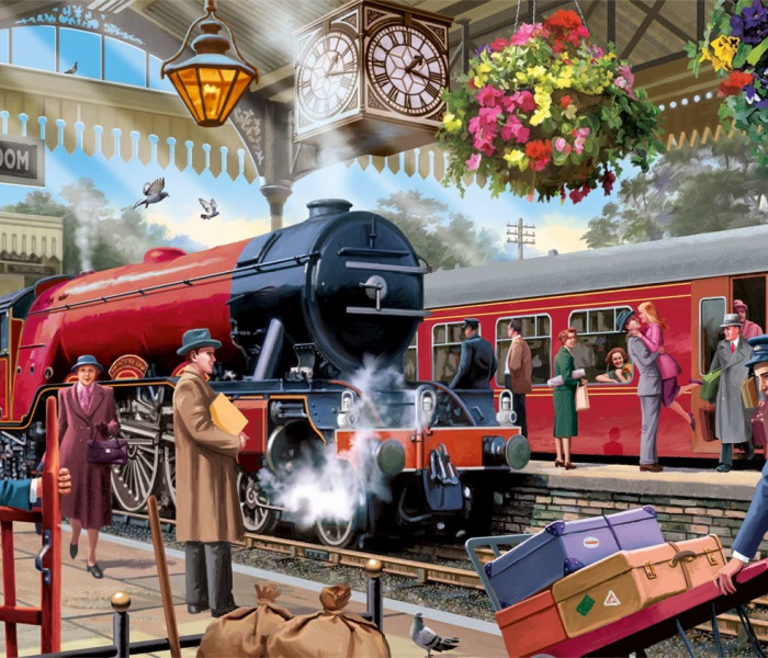 Puzzle - Falcon - Čekání na nástupišti